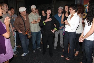 Javier Munoz, Eliseo Roman, Lin-Manuel Miranda, Chita Rivera, Mandy Gonzalez, Priscil Photo