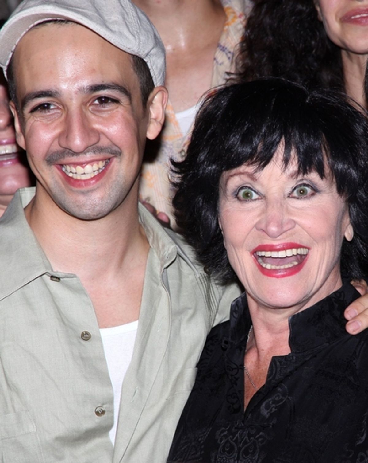 Lin-Manuel Miranda and Chita Rivera at 