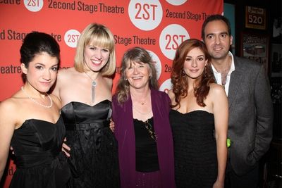 Sarah Stiles, Lauren Kennedy, Judith Ivey, Anneliese van der Pol and David Kirshenbau Photo