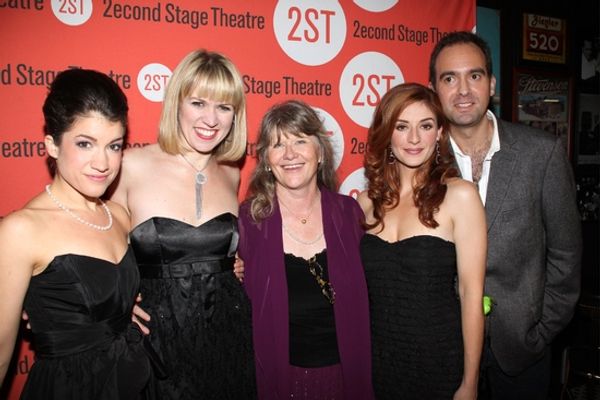 Sarah Stiles, Lauren Kennedy, Judith Ivey, Anneliese van der Pol and David Kirshenbau Photo