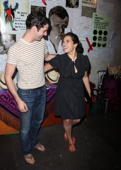Michael Urie and America Ferrera Photo