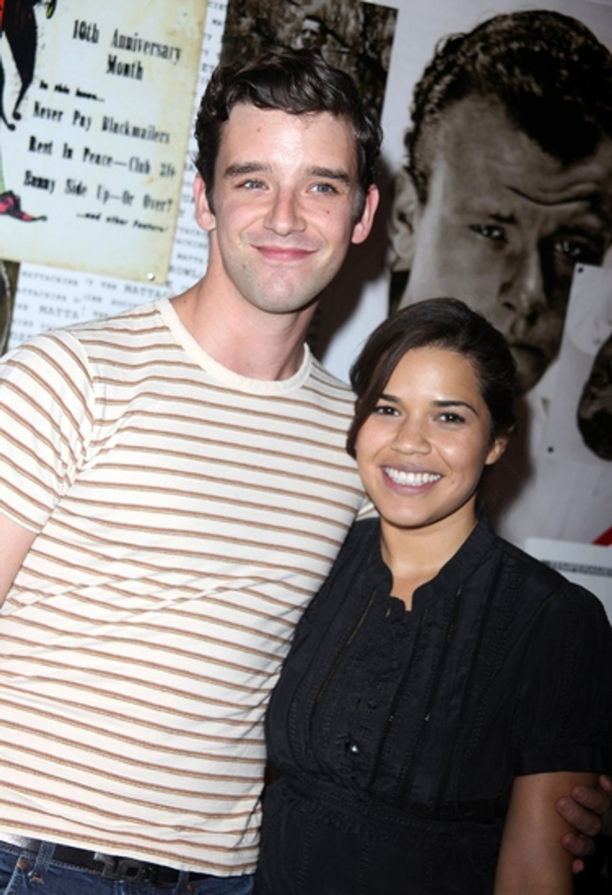 Michael Urie and America Ferrera at 