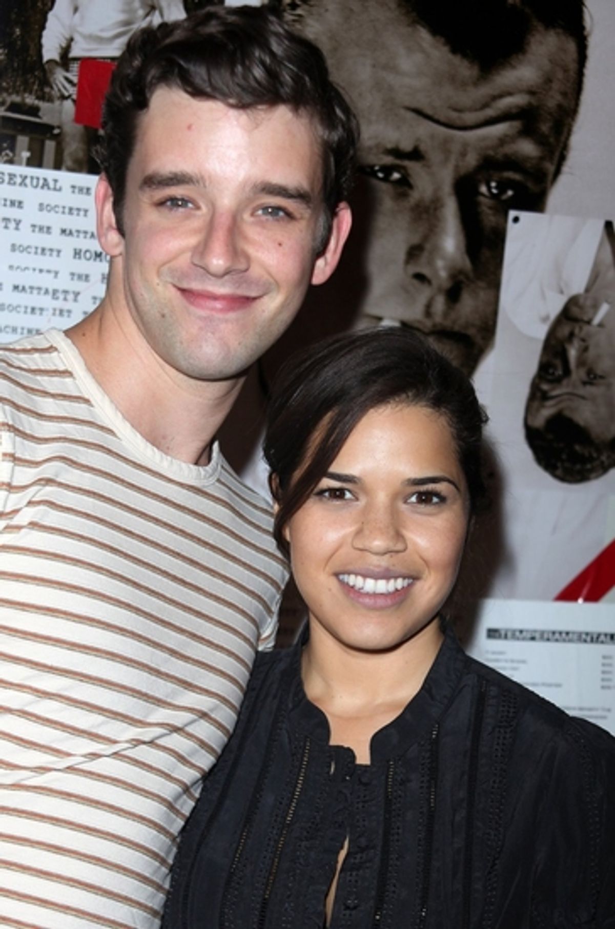 Michael Urie and America Ferrera at 