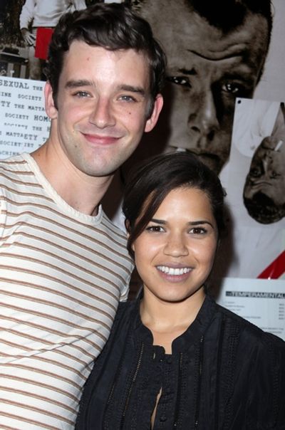 Michael Urie and America Ferrera Photo