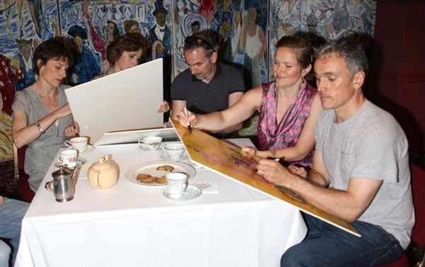 Amelia Bullmore, Amanda Root, Paul Ritter, Jessica Hynes and Ben Miles Photo