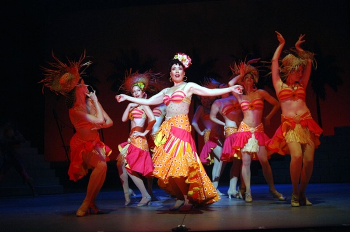 Elise Santora and Cast at 