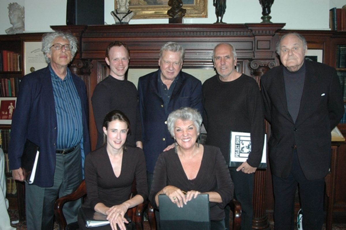 The Cast of Mrs. Warren's Profession- Howard Kissel, Sean Dugan, Brian Murray, Michael Cristofer, George S. Irving, Xanthe Elbrick and Tyne Daly at Project Shaw Presents 'MRS. WARREN'S PROFESSION'