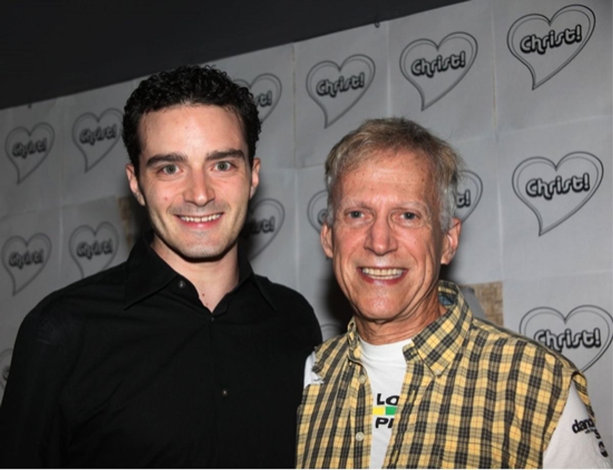 David Lewis and Eric Rubbe at 'FOR THE LOVE OF CHRIST!' Launch Party at Vlada