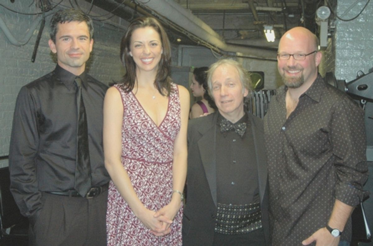 John Fischer, Eryn Denman, Scott Siegel and Scott Coulter at 'Broadway's Rising Stars III' at Town Hall