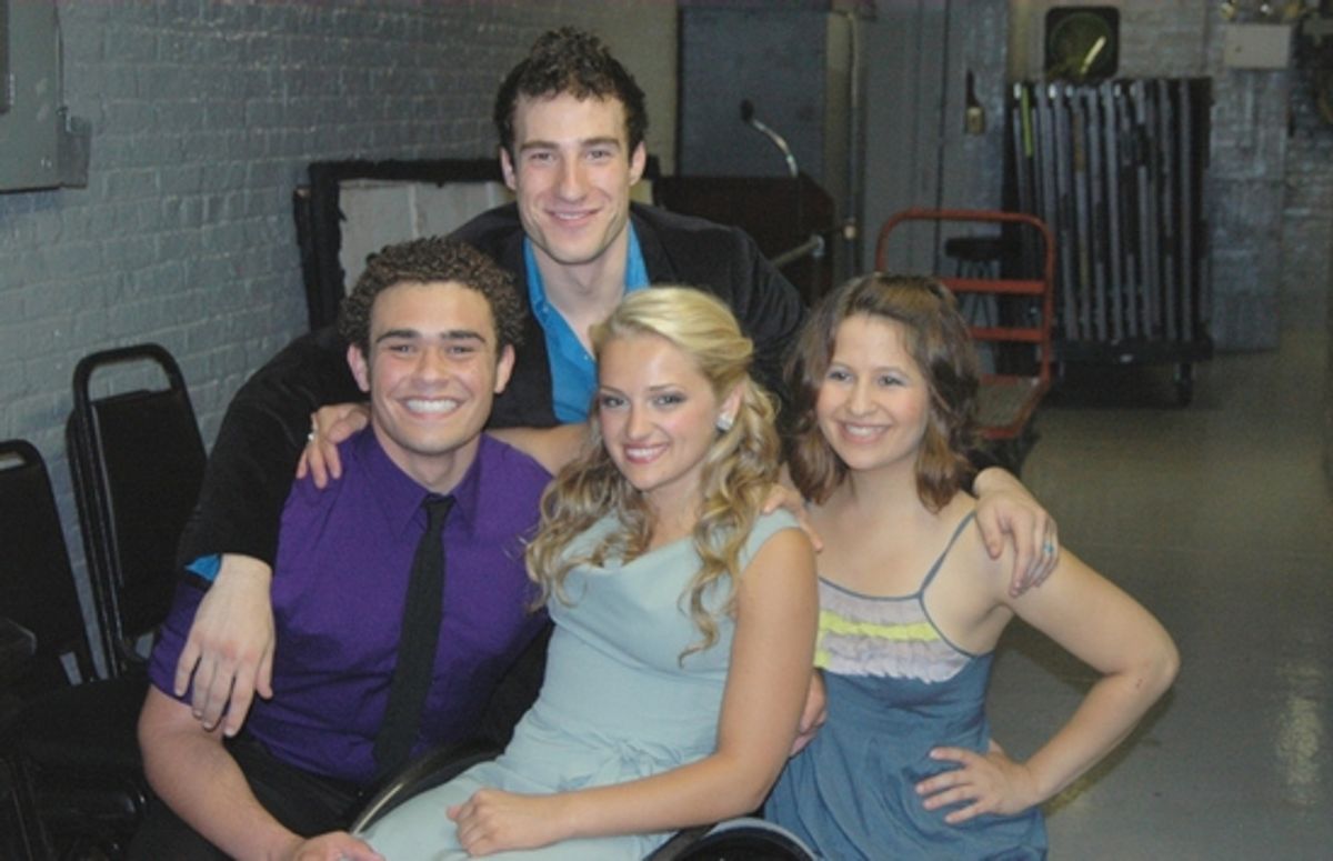 Andrew Chappelle, Sam Trussell, Ali Stroker and Shaina Taub at 