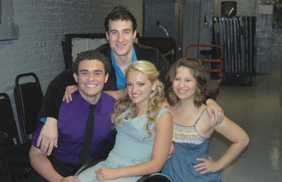 Andrew Chappelle, Sam Trussell, Ali Stroker and Shaina Taub Photo