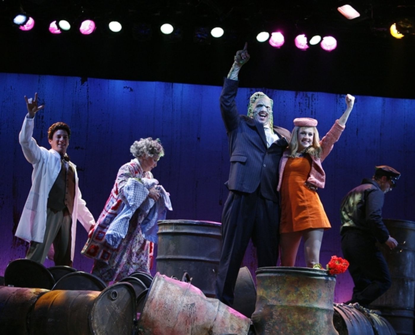 Photo Coverage: BWW Visits 'THE TOXIC AVENGER' - Nicholas Rodriguez Takes A Bow  Image