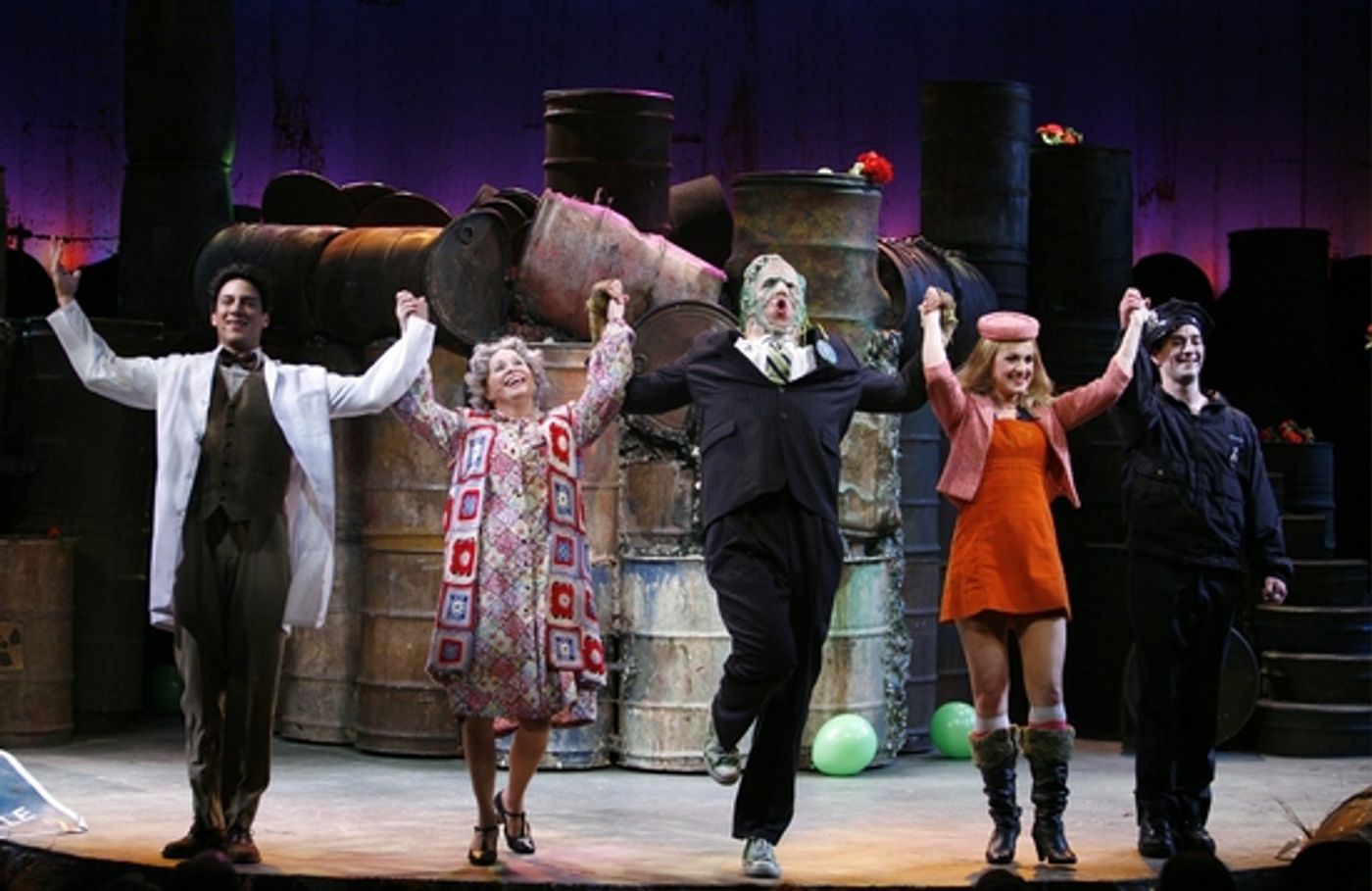 Photo Coverage: BWW Visits 'THE TOXIC AVENGER' - Nicholas Rodriguez Takes A Bow  Image