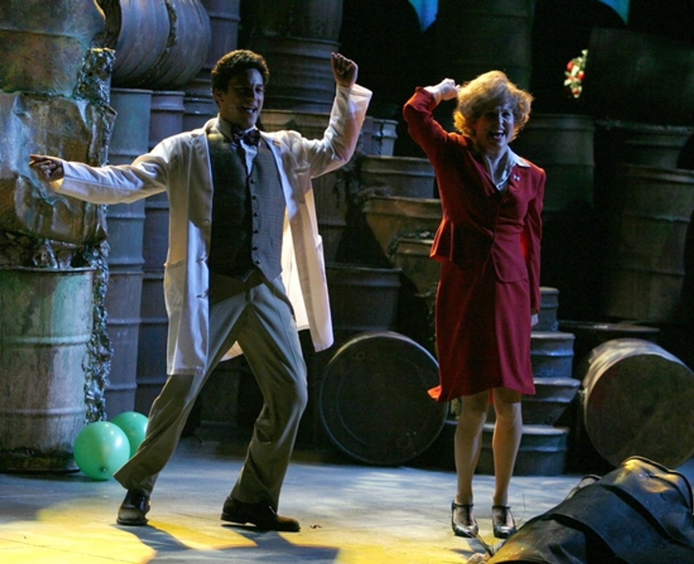 Photo Coverage: BWW Visits 'THE TOXIC AVENGER' - Nicholas Rodriguez Takes A Bow  Image