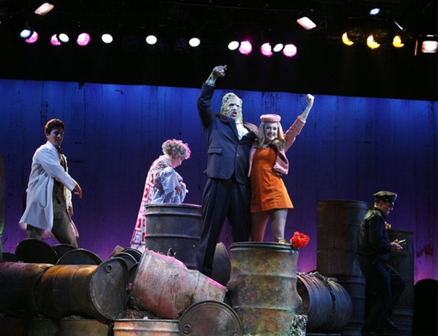 Photo Coverage: BWW Visits 'THE TOXIC AVENGER' - Nicholas Rodriguez Takes A Bow  Image