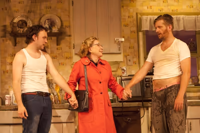Nate Corddry, Debra Jo Rupp, and Paul Sparks Photo
