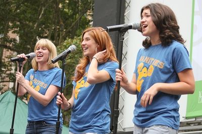 Lauren Kennedy, Anneliese Van Der Pol, and Sarah Stiles

 Photo
