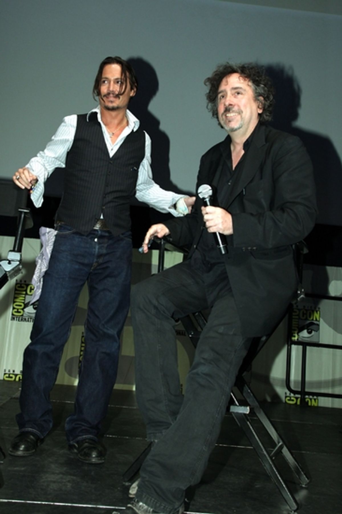 Johnny Depp and Tim Burton at 