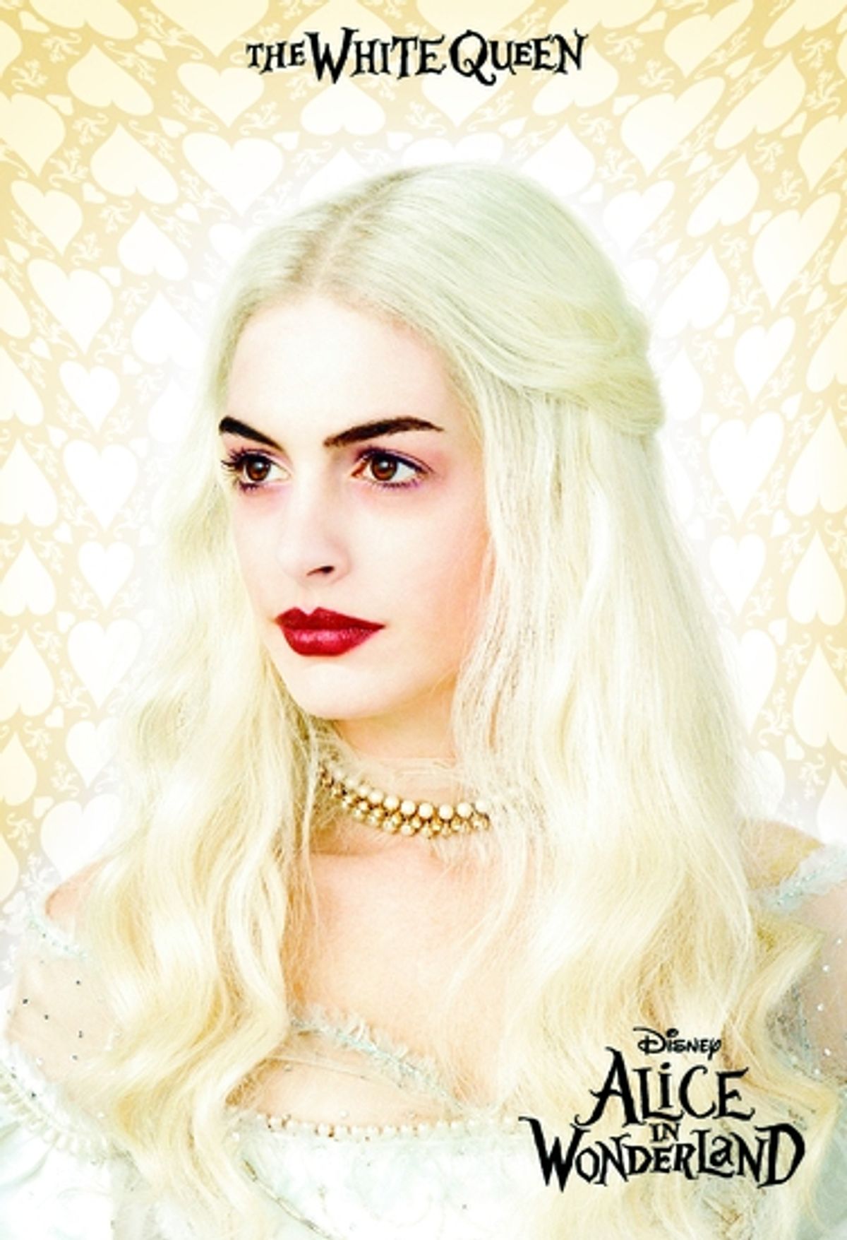 Anne Hathaway as the White Queen at 