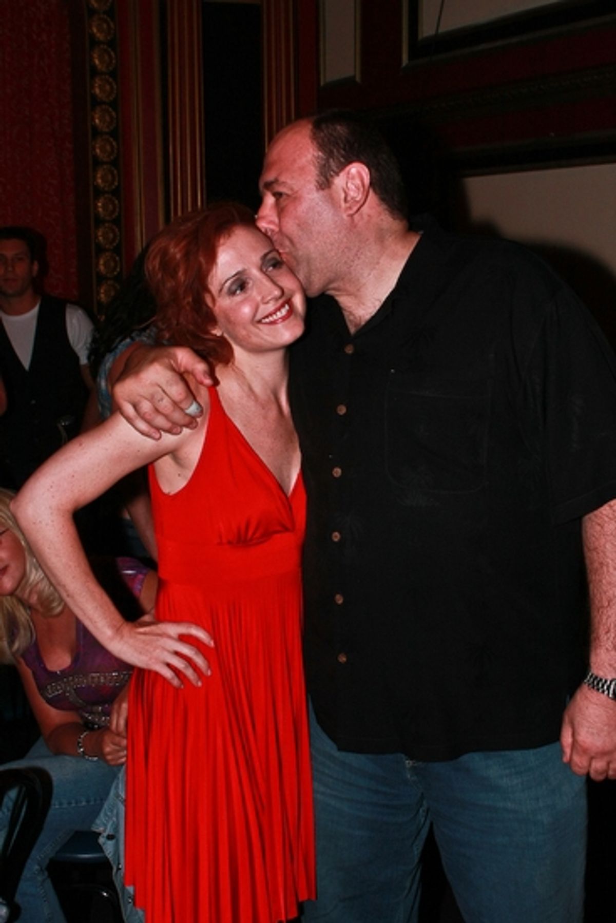 Tricia Brouk and James Gandolfini at 