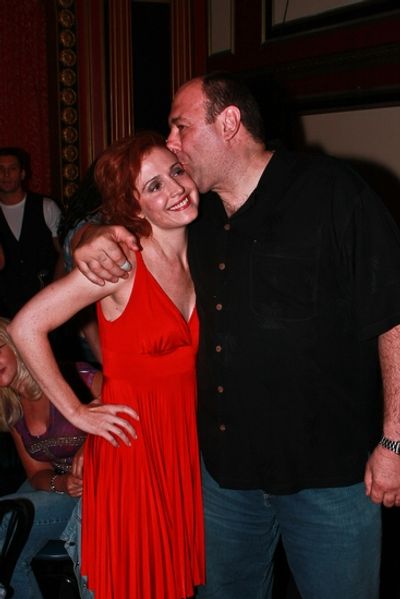 Tricia Brouk and James Gandolfini Photo