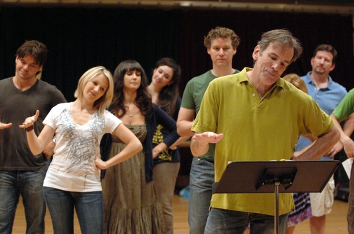 James Brennan and the cast of Into the Woods at 