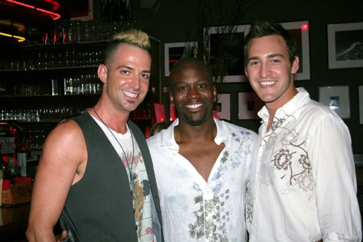 Rick Caroto, Tituss Burgess and Joe Speildenner at 