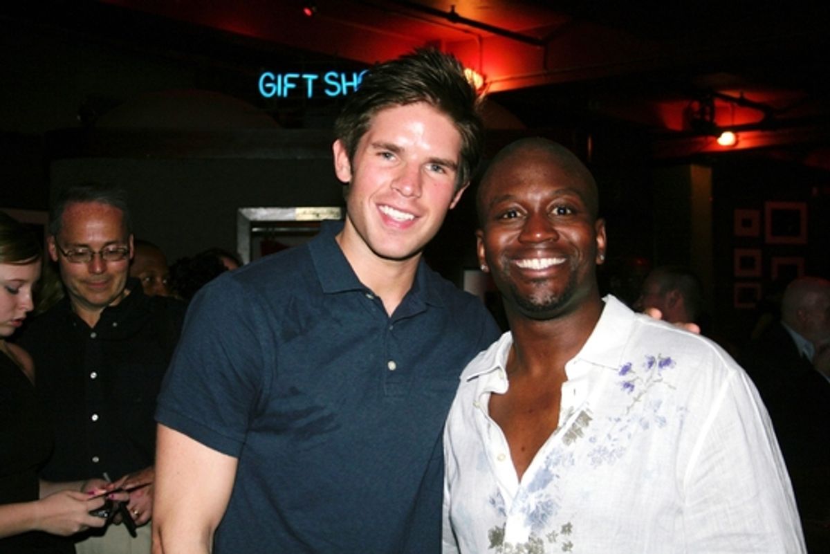 Frank DiLella and Tituss Burgess at 