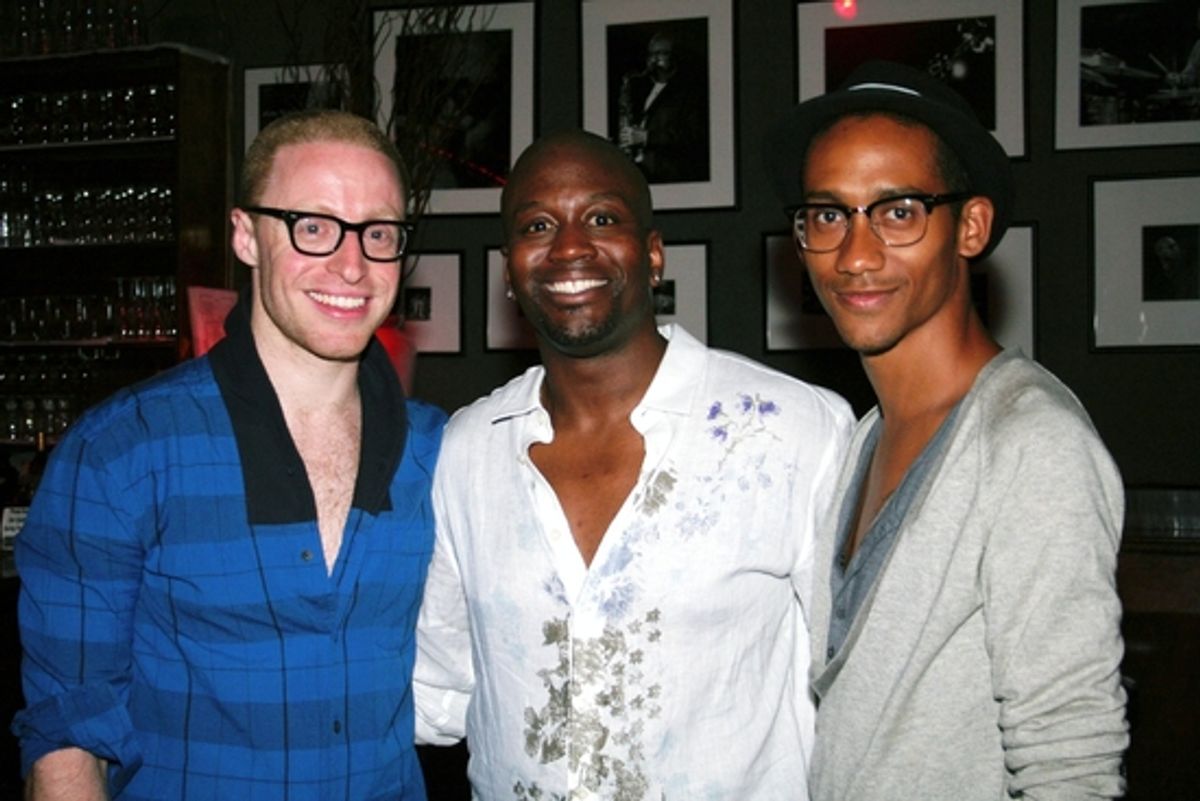 Matt Gould, Tituss Burgess and Griffin Matthews at 