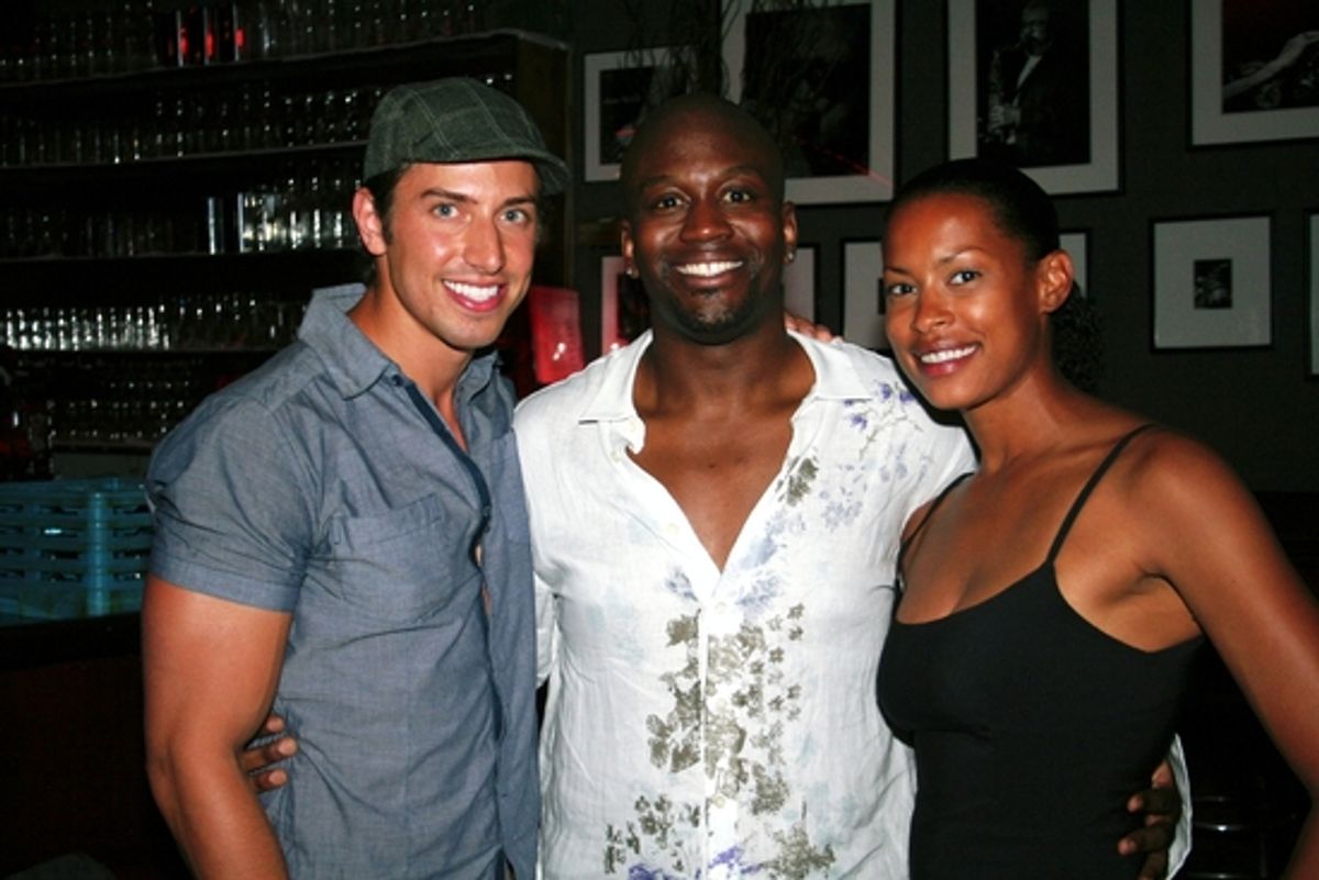 Nick Adams, Tituss Burgess and Kearran Giovanni at 
