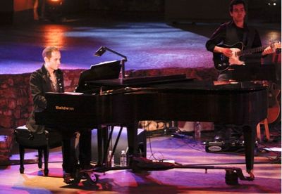 "ME" Music Director Christopher Lloyd Bratten with Nick Perez Photo