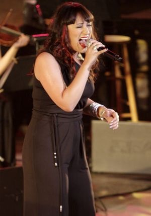 Eden Espinosa in "ME" at the Ford Amphitheatre @ BroadwayWorld Eden Espinosa in "ME" at the Ford Amphitheatre Photo