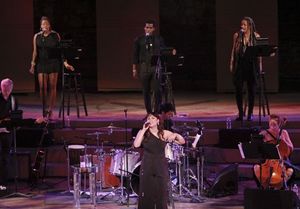 Eden Esinosa, Kenna Ramsey, Ty Taylor, Debby Holiday in "ME" Photo