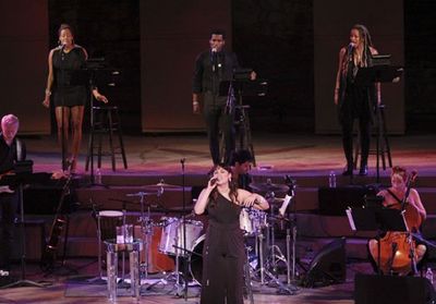 Eden Esinosa, Kenna Ramsey, Ty Taylor, Debby Holiday in "ME" Photo