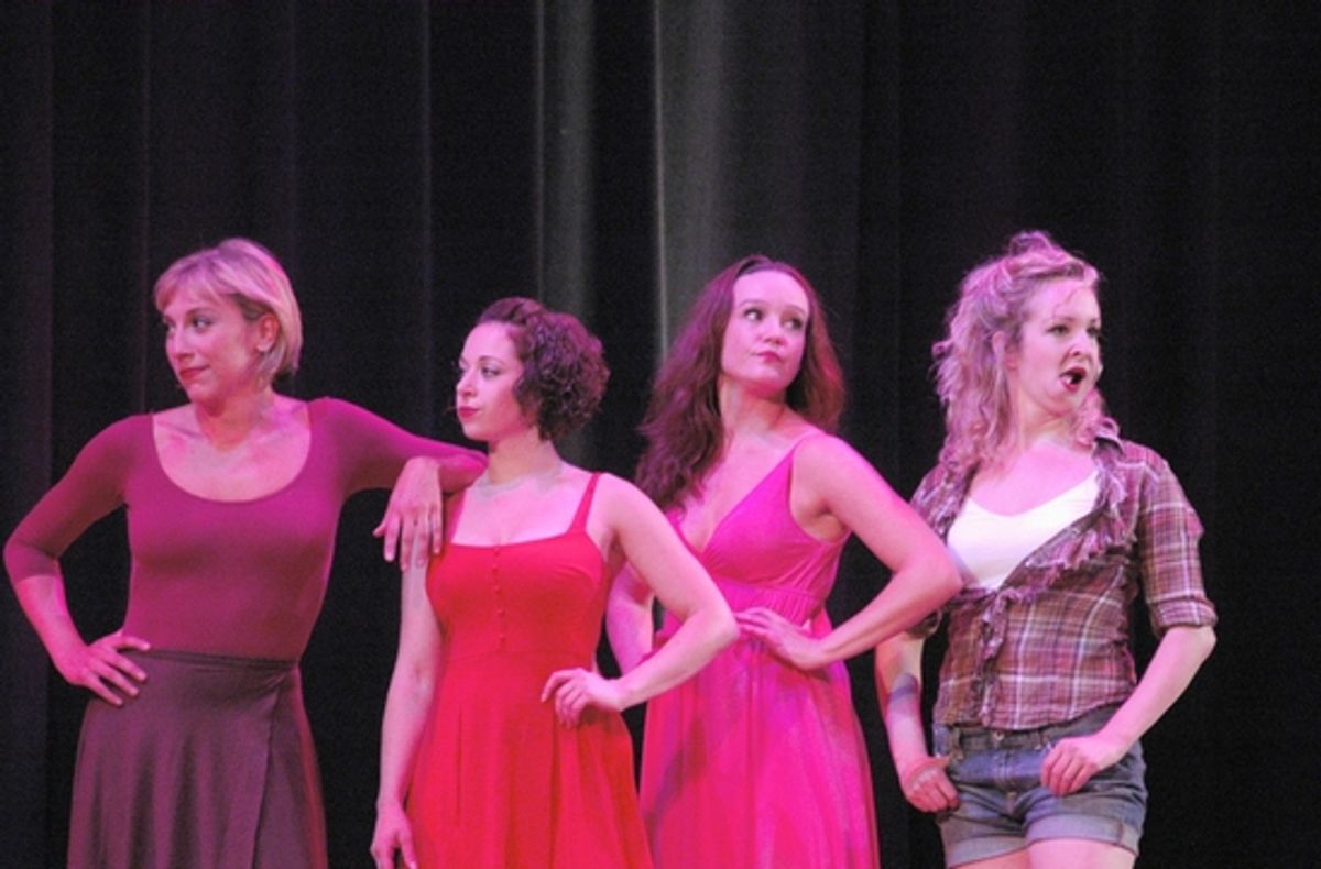 Erica Mansfield, Alison Solomon, Cameron Adams, and Amber Stone at 