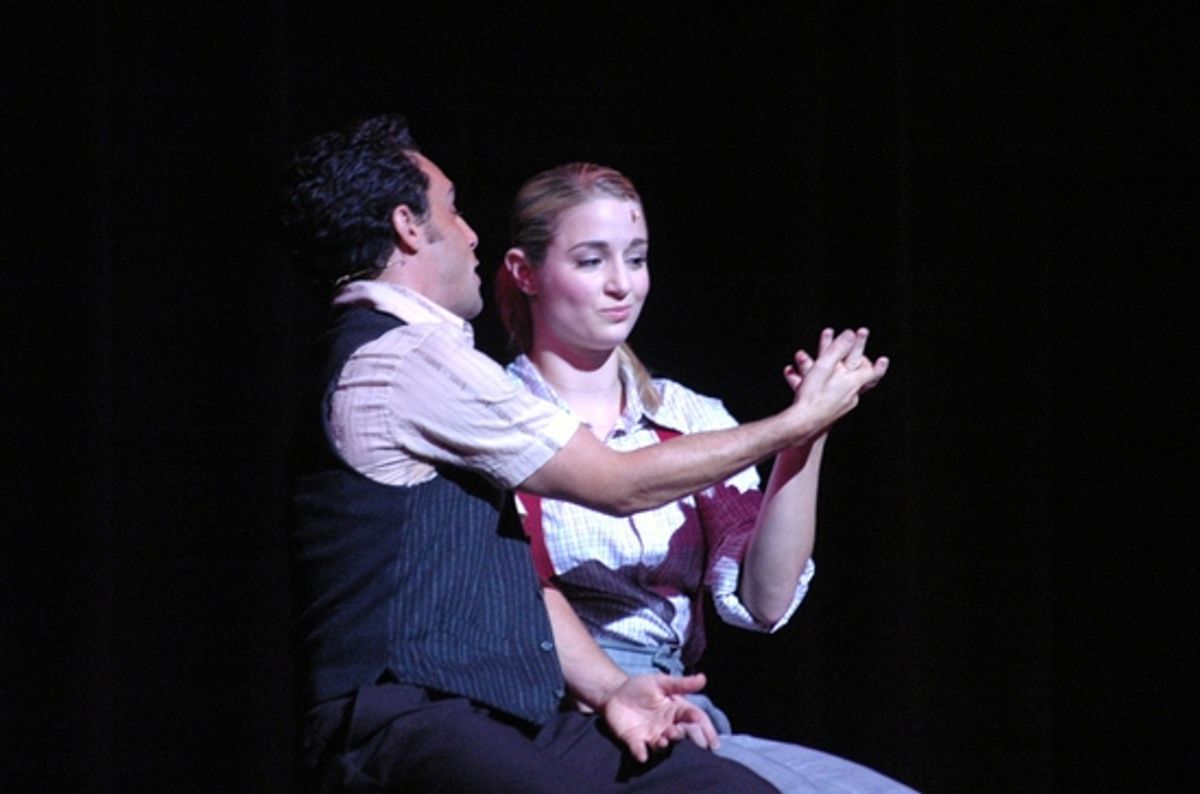 Jeffrey Schecter and Jessica Lee Goldyn at 