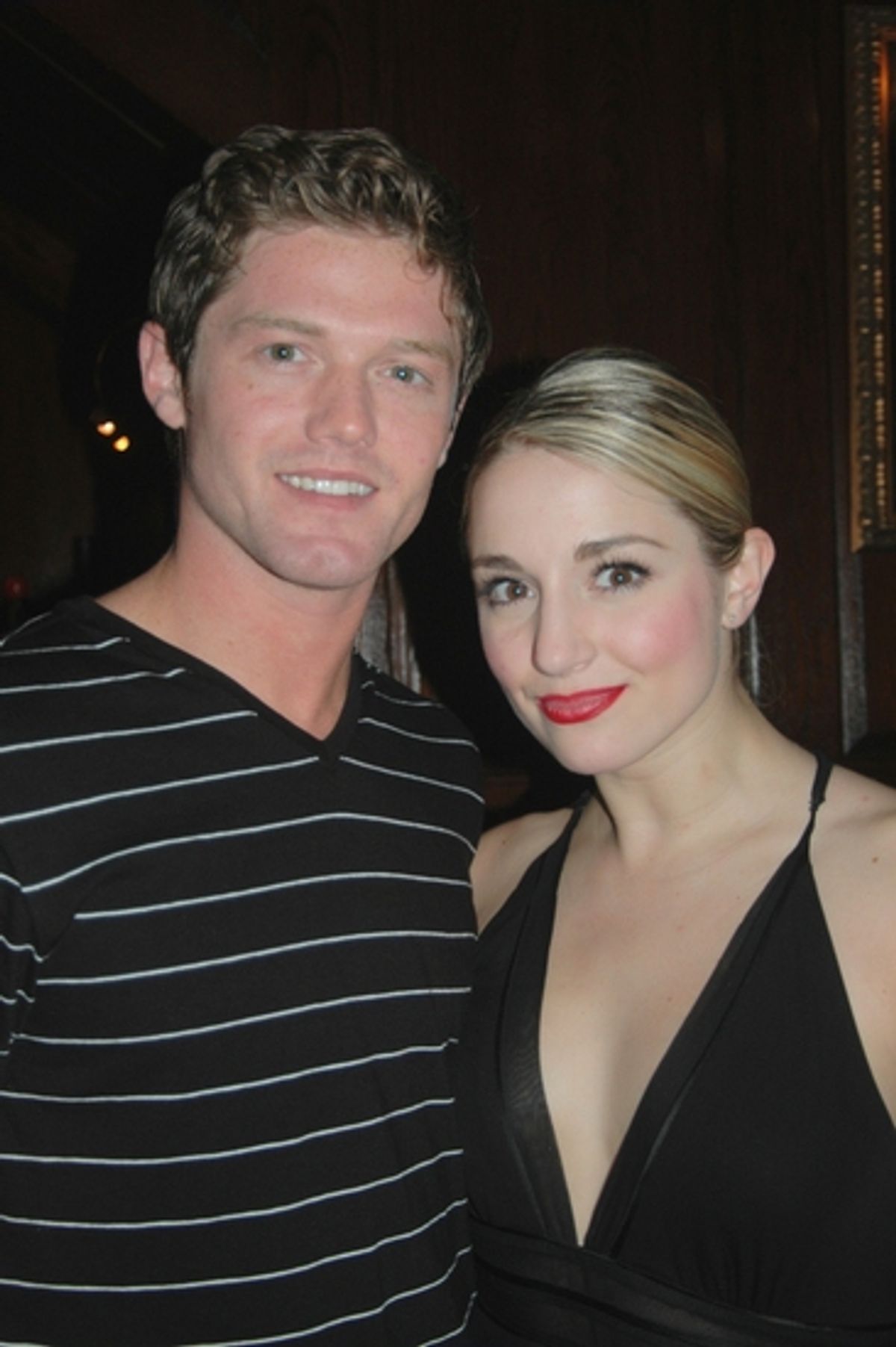 Spencer Liff and Jessica Lee Goldyn at 