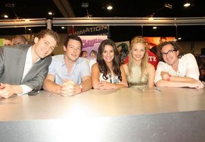 Matthew Morrison, Cory Monteith, Lea Michele, Dianna Agron and Executive Producer Ian Brennan @ BroadwayWorld Matthew Morrison, Cory Monteith, Lea Michele, Dianna Agron and Executive Producer Ian Photo