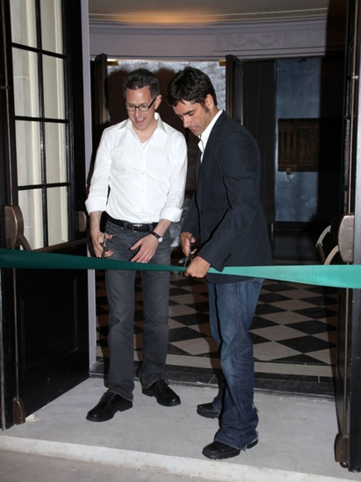 Robert Longbottom and John Stamos at 