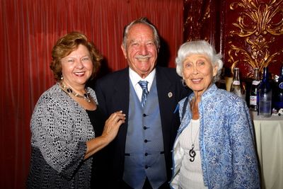 Arlene and Milt Larsen with Betty Garrett Photo