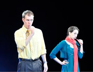 Cliff Chamberlain and Hillary Clemens @ BroadwayWorld Cliff Chamberlain and Hillary Clemens Photo