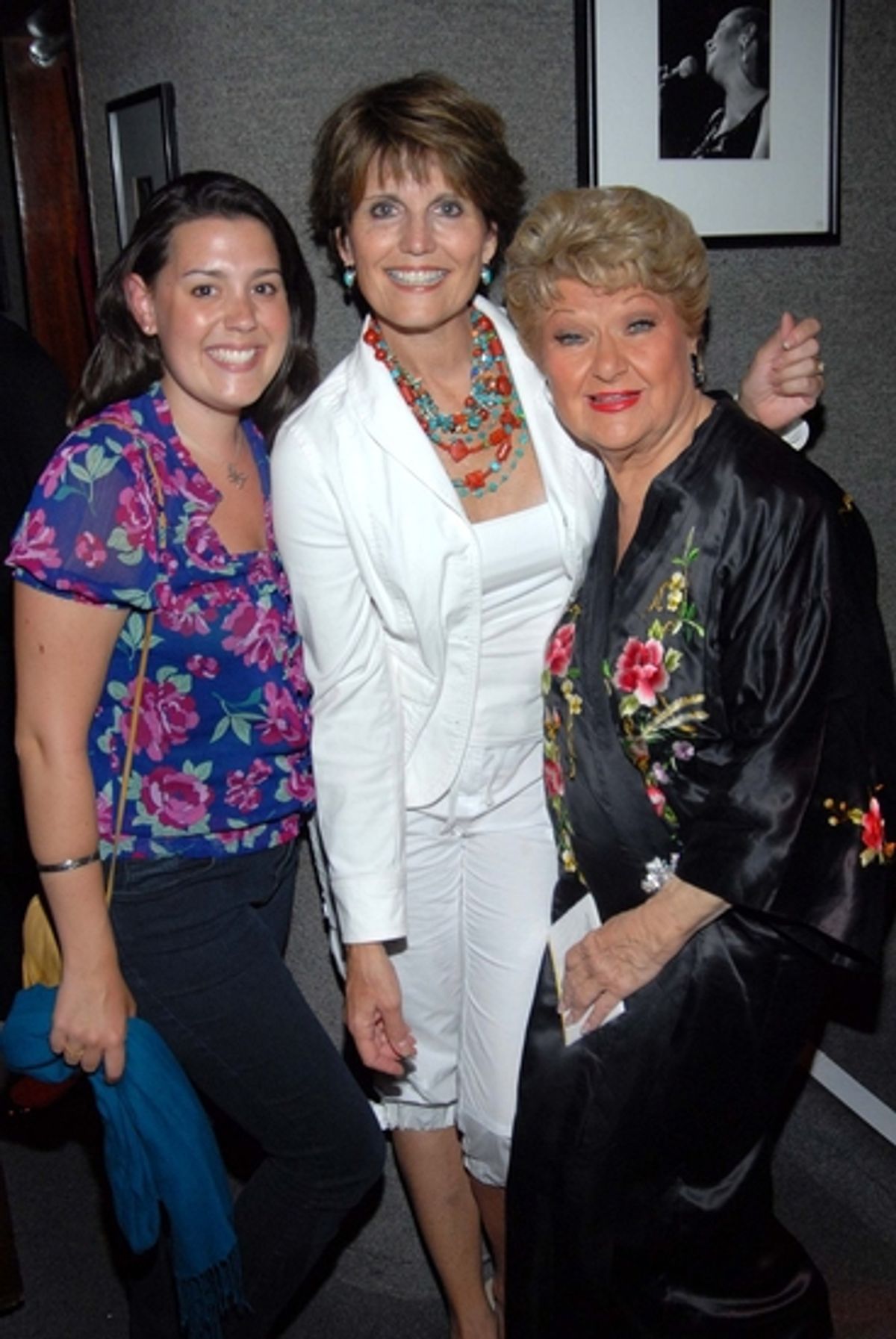 Kate Luckinbill, Lucie Arnaz and Marilyn Maye at 