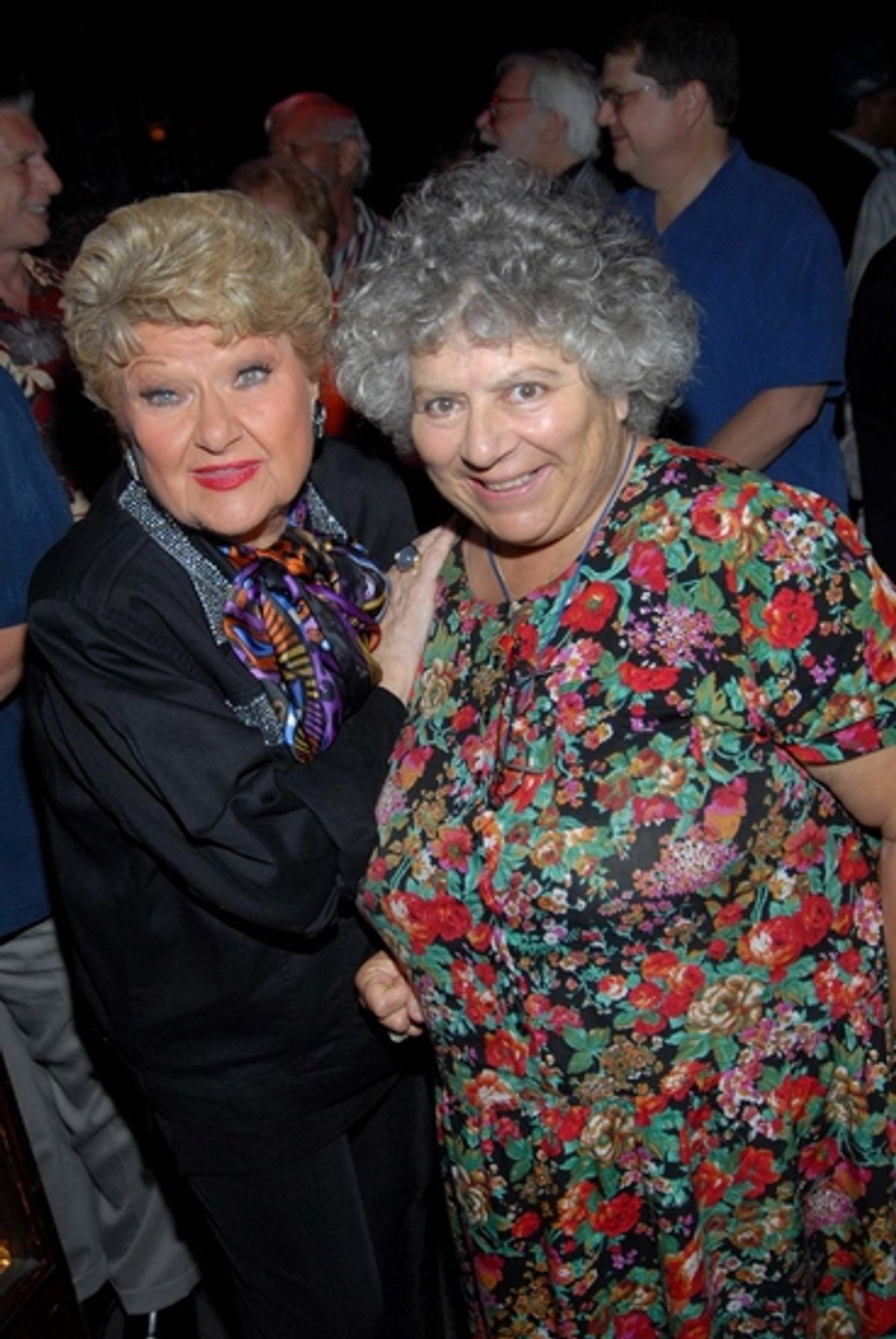 Marilyn Maye and Miriam Margolyes at 