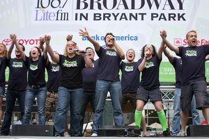 John Tartaglia and The cast of Shrek @ BroadwayWorld John Tartaglia and The cast of Shrek Photo