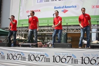 Jarrod Spector, Sebastian Arcelus, Dominic Nolfi and Matt Bogart Photo