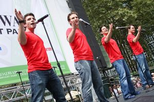 Jarrod Spector, Sebastian Arcelus, Dominic Nolfi and Matt Bogart @ BroadwayWorld Jarrod Spector, Sebastian Arcelus, Dominic Nolfi and Matt Bogart Photo