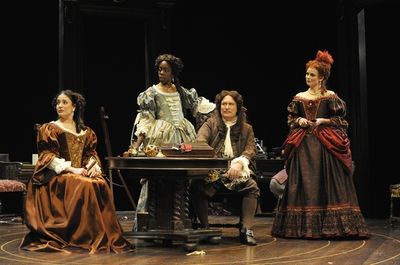 Nicolai Correia-Damude, Lisa Codrington, Benedict Campbell and Claire Jullien Photo