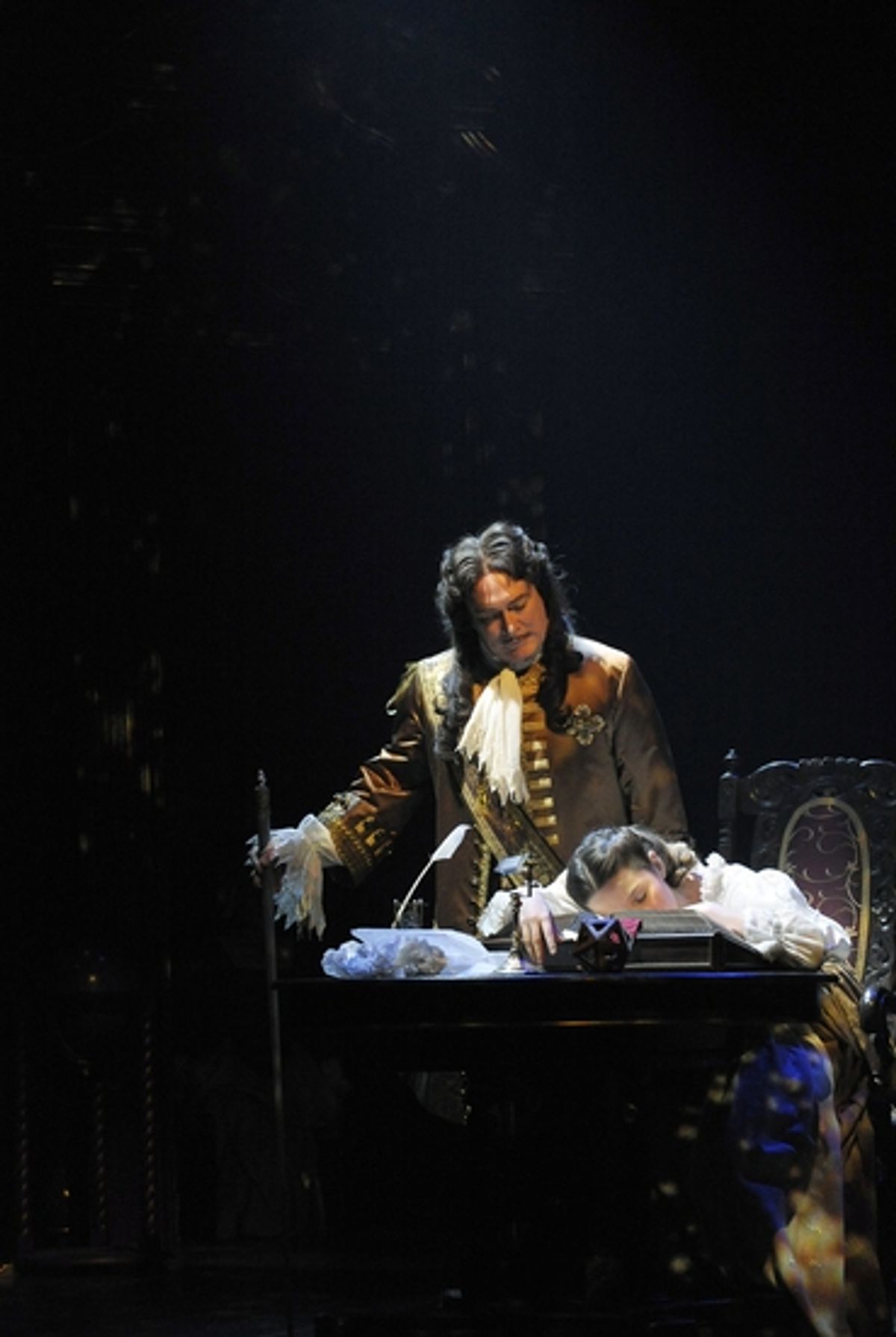 	  Benedict Campbell and Esther Maloney at 