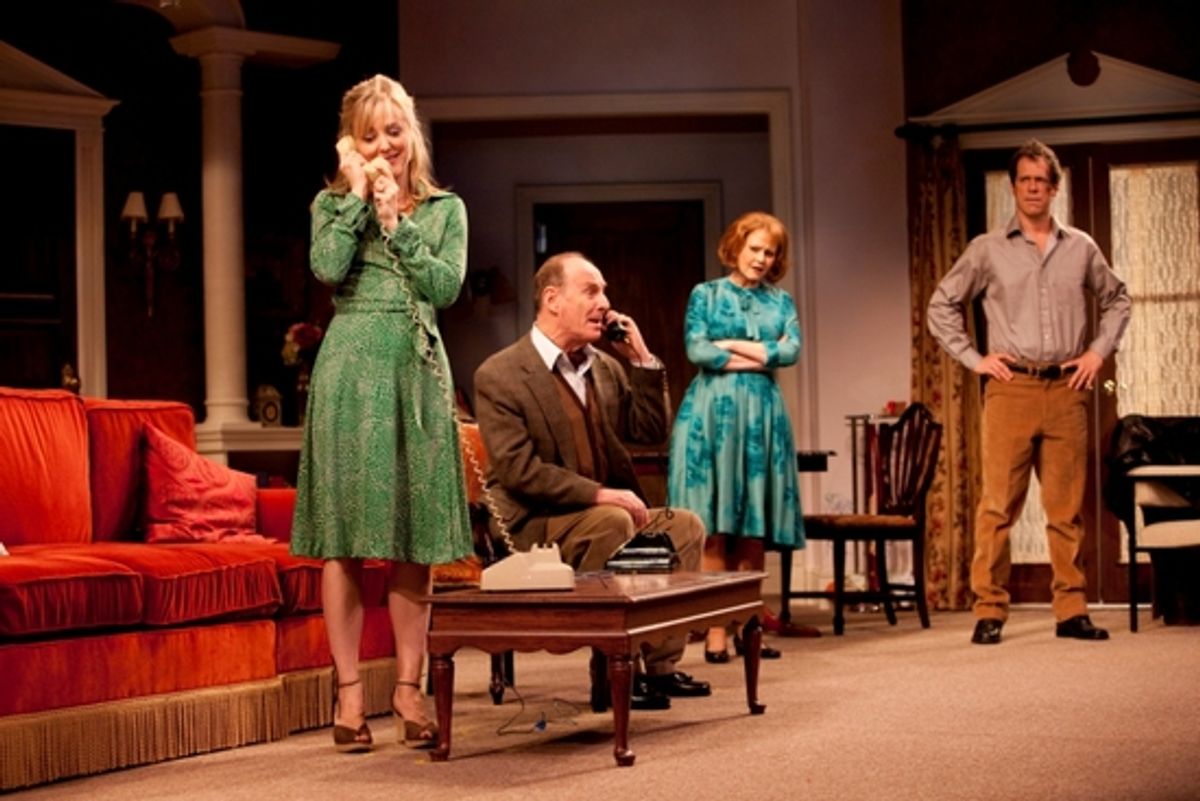 Geneva Carr, Paxton Whitehead, Cecilia Hart and Darren Pettie at 