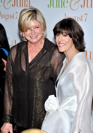 Martha Stewart and director Nora Ephron Photo